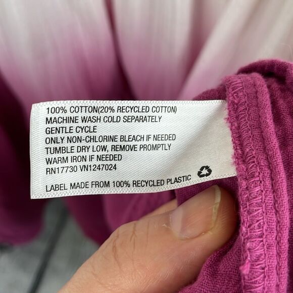 Universal Thread Women's GauzyTie-Dye Long Sleeve Tiered Dress Size XXL - Picture 13 of 15